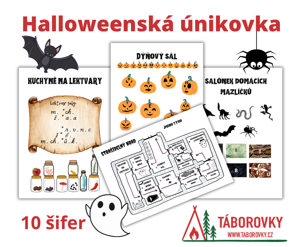 Super únikovka ze strašidelného hradu - vyluští děti všechny šifry aby unikli z hradu?